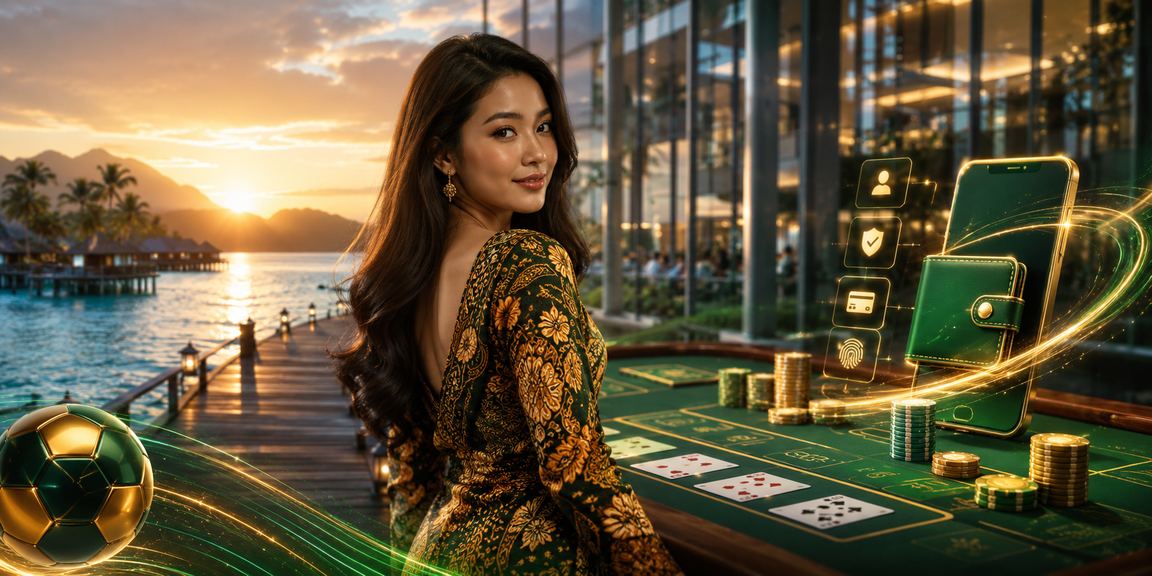 Permainan baccarat dengan corak batik khas Sabah